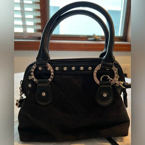 VINTAGE: KATHY Van Zeeland | ladies small embellished shoulder handbag.